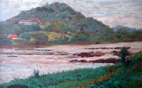 Artur Timoteo da Costa Paisagem do Rio Preto no Vale do Paraiba china oil painting image